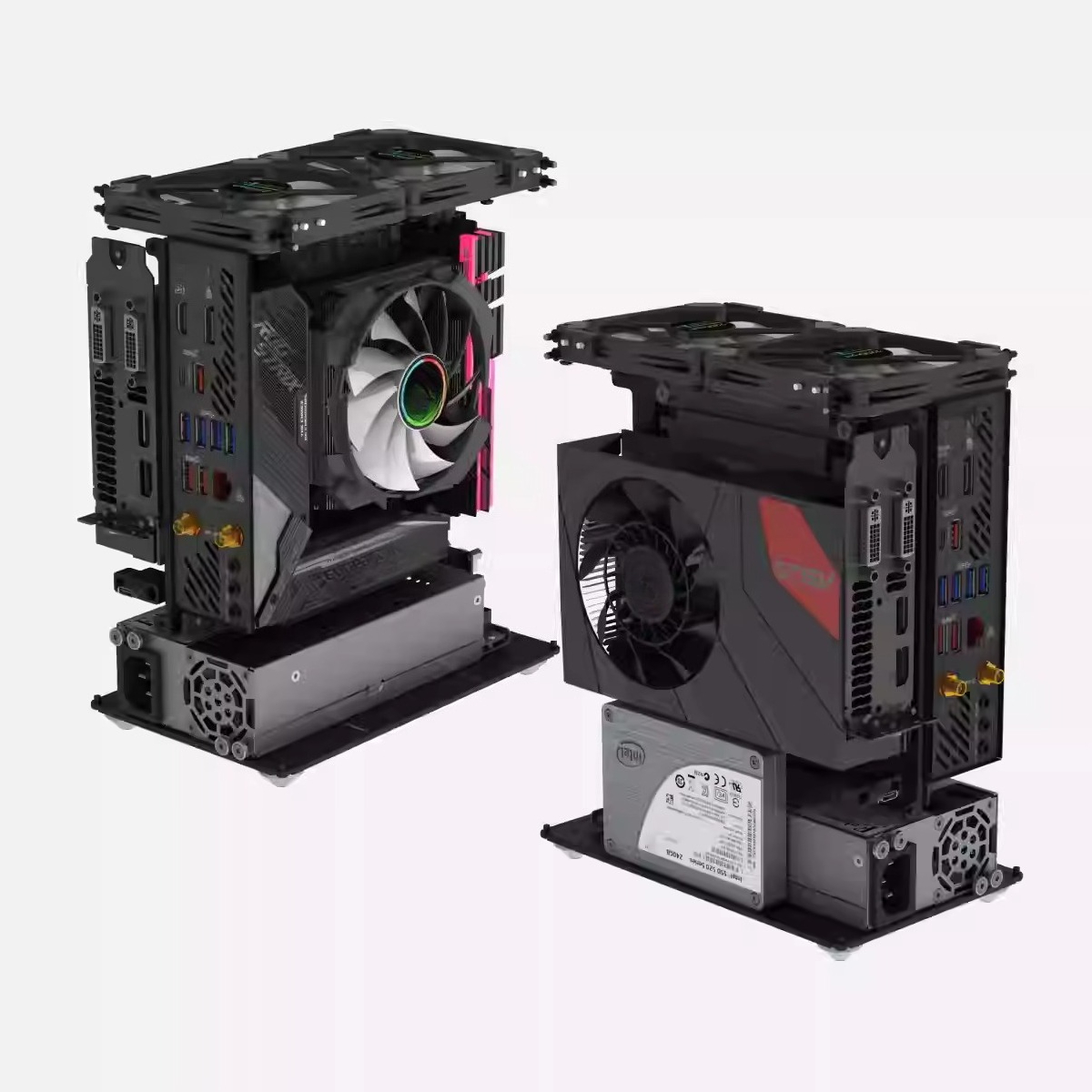 Sff Mini Itx Cnc Aluminum Chassis - A4 Boyutunda Mini-ITX Bilgisayar Kasası, CNC