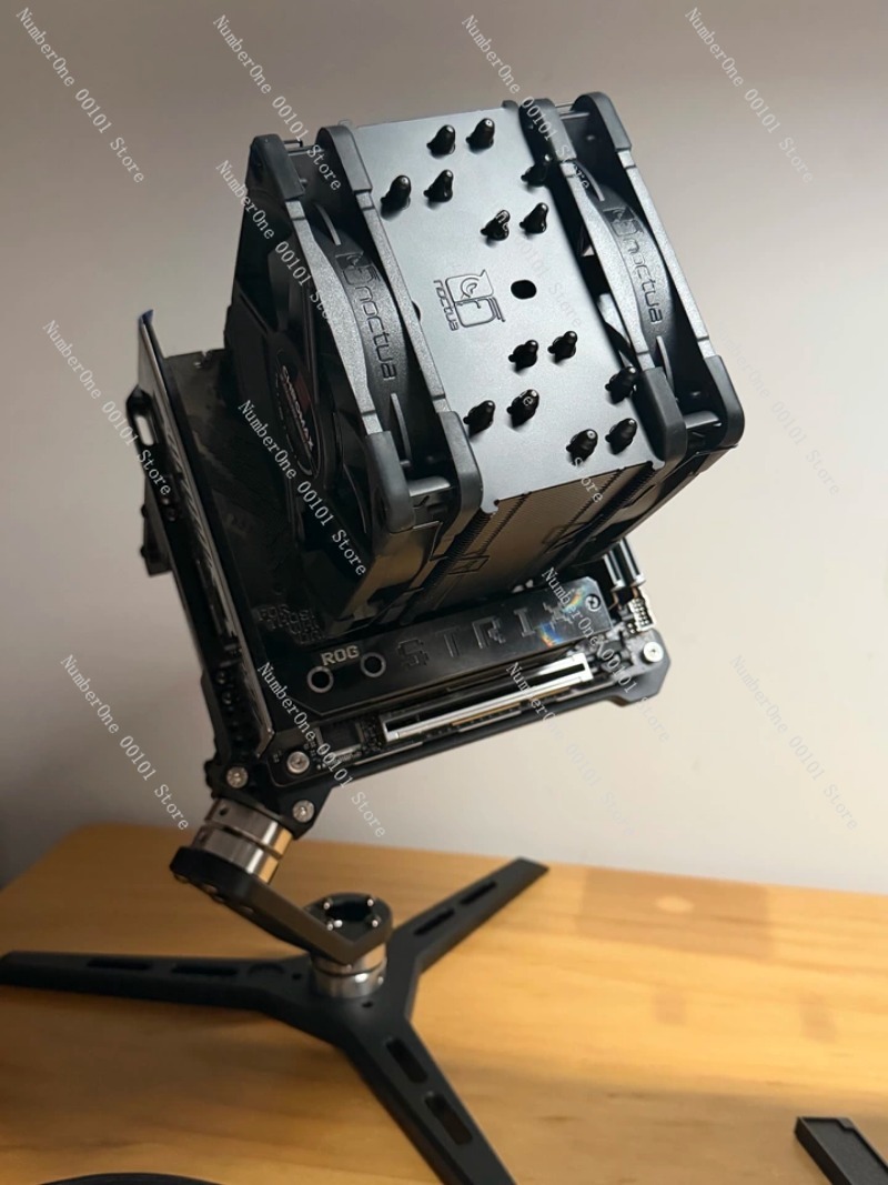 Aluminum Open Frame Test Bench Water Cooling - B30 Döndürülebilir Gimbal Açık ITX Kasa