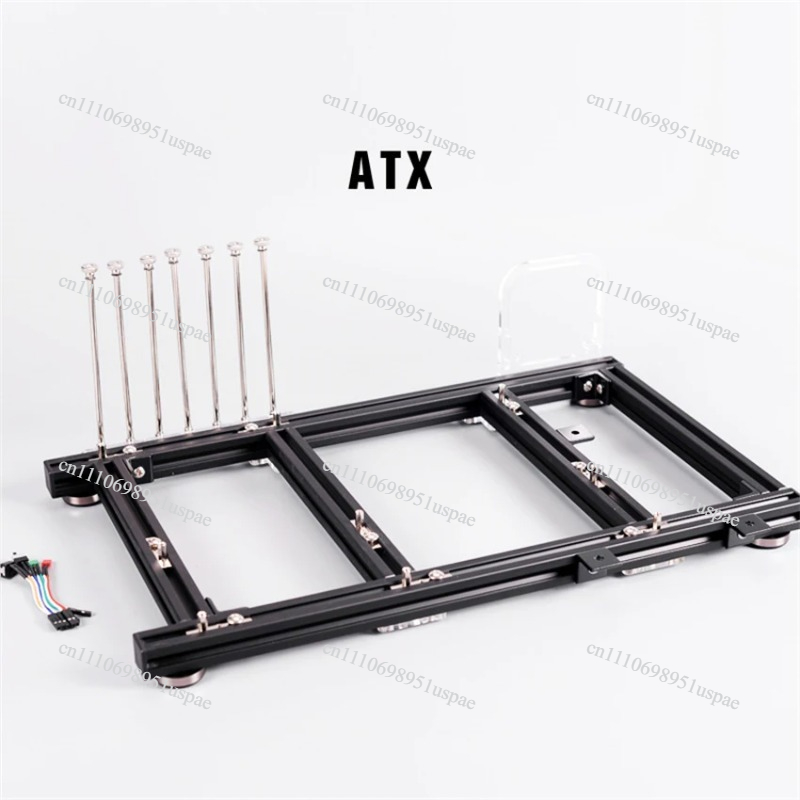 Aluminum Open Frame Test Bench Water Cooling - ATX PC Test Tezgahı Alüminyum Alaşımlı
