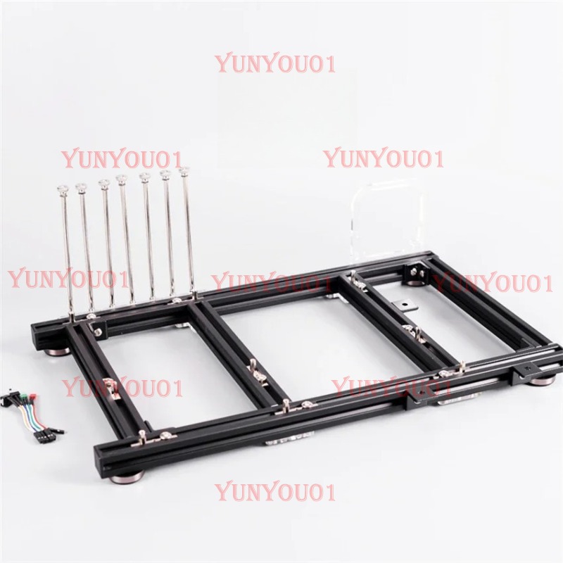 Aluminum Open Frame Test Bench Water Cooling - ATX PC Test Tezgahı, Alüminyum Alaşımlı