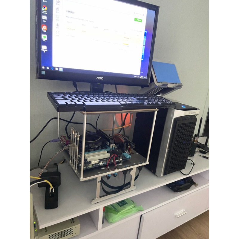 Açık Çerçeveli Alüminyum Bilgi - Aluminum Open Frame Test Bench Water Cooling incelemesi ve fiyatı